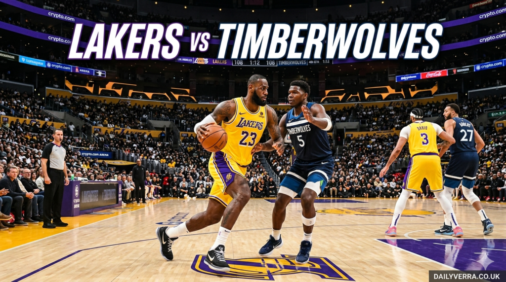 lakers vs timberwolves