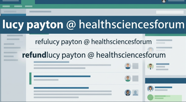 Lucy Payton @ HealthSciencesForum: Exploring a Trusted Name in Digital Health Education