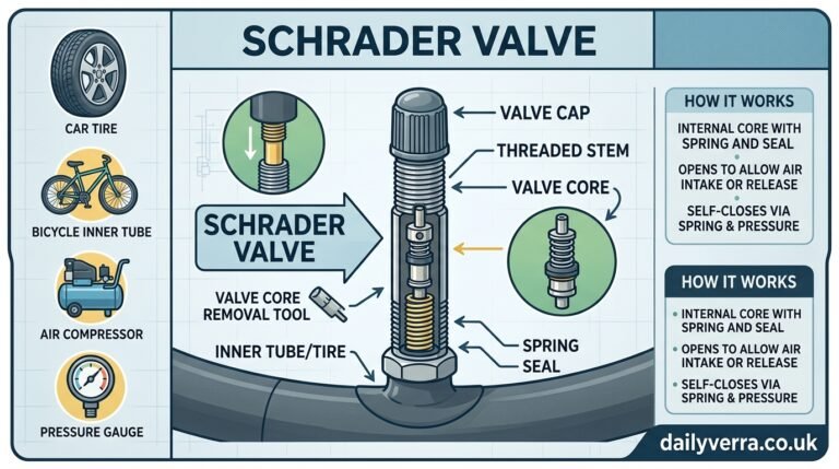 Schrader Valve: A Complete Guide to Its Function, Applications, Maintenance, and Importance