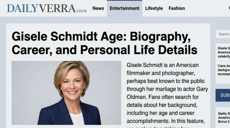 Gisele Schmidt Age: Everything We Know About Gary Oldman’s Wife, Career, Family, and Private Life