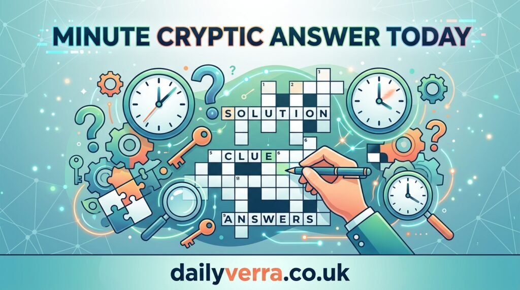 minute cryptic answer today