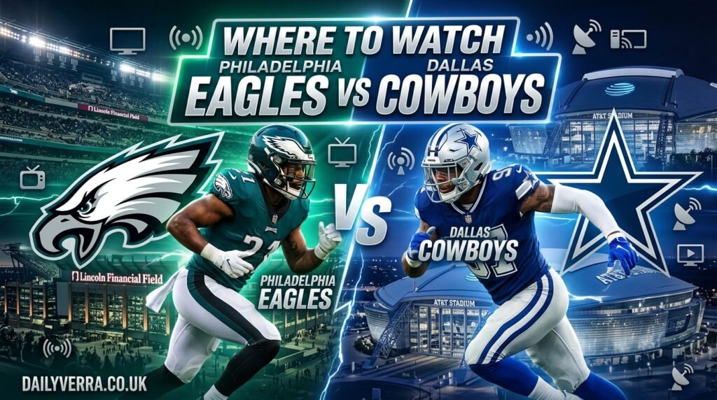 Where to Watch Philadelphia Eagles vs Dallas Cowboys