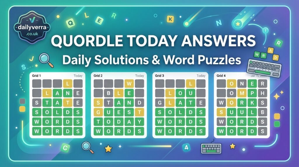 Quordle Today Answers